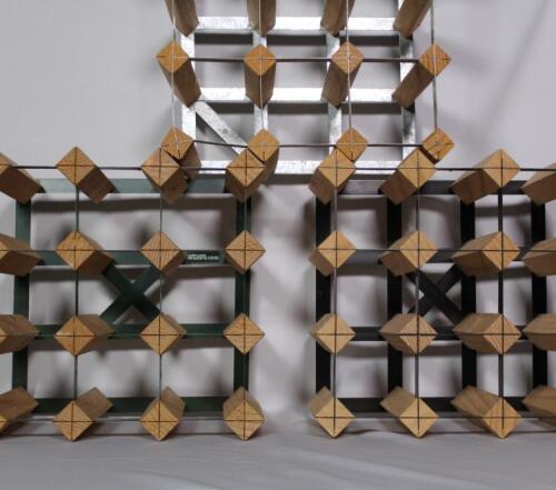 (1) 3 x 12 Bottle Wine Rack
