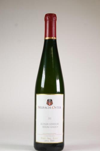 (1) 2001 Selbach-Oster Zeltinger Sonnenuhr Riesling Auslese 1 Star, Mosel Saar Ruwer
