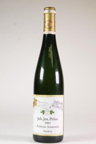 (1) 2001 Joh. Jos. Prum Wehlener Sonnenuhr Riesling Auslese Gold Capsule, Mosel Saar Ruwer