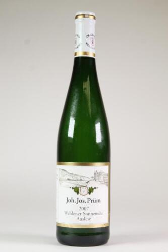 (1) 2007 Joh. Jos. Prum Wehlener Sonnenuhr Riesling Auslese, Mosel Saar Ruwer