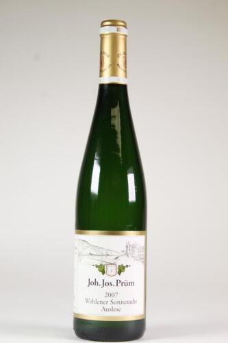 (1) 2007 Joh. Jos. Prum Wehlener Sonnenuhr Riesling Auslese Gold Capsule, Mosel Saar Ruwer