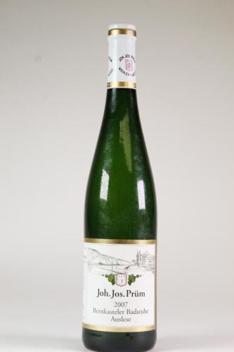 (1) 2007 Joh. Jos. Prum Bernkasteler Badstube Riesling Auslese, Mosel Saar Ruwer