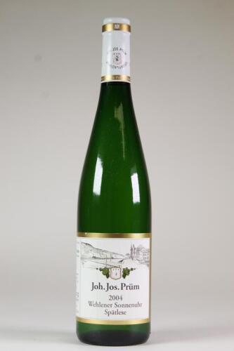 (1) 2004 Joh. Jos. Prum Wehlener Sonnenuhr Riesling Spatlese, Mosel Saar Ruwer