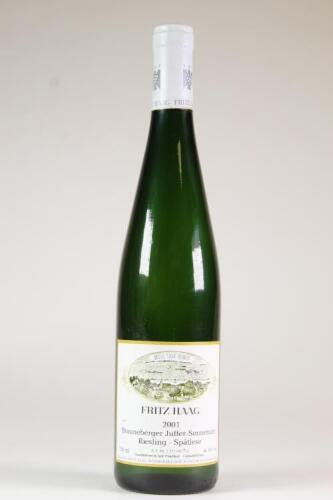 (1) 2001 Fritz Haag Brauneberger Juffer-Sonnenuhr Riesling Spatlese, Mosel Saar Ruwer
