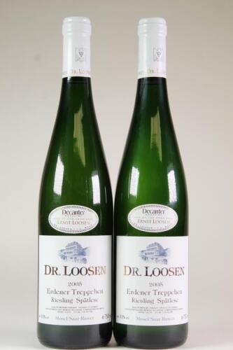 (2) 2005 Dr Loosen Erdener Treppchen Riesling Spatlese, Mosel Saar Ruwer