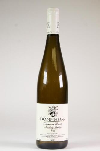 (1) 2003 Donnhoff Oberhauser Brucke Riesling Spatlese, Nahe