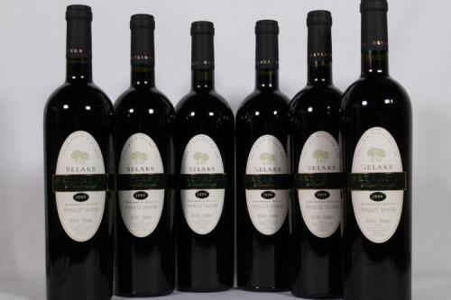 (6) 1999 Selaks Drylands Pinot Noir, Marlborough