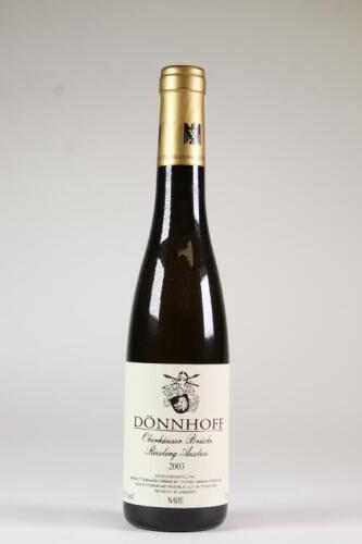 (1) 2003 Donnhoff Oberhauser Brucke Riesling Auslese 375ml, Nahe