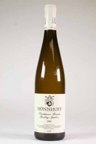 (1) 2001 Donnhoff Oberhauser Brucke Riesling Spatlese, Nahe
