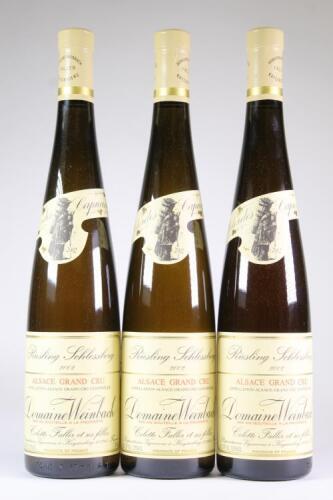 (3) 2002 Domaine Weinbach Schlossberg Grand Cru Riesling