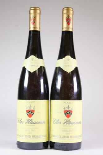 (2) 2001 Domaine Zind Humbrecht Clos Hauserer Riesling