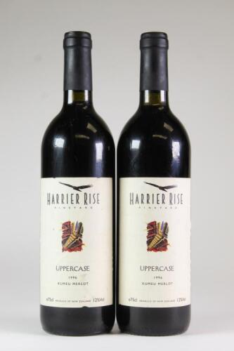 (2) 1996 Harrier Rise Uppercase Merlot, Kumeu