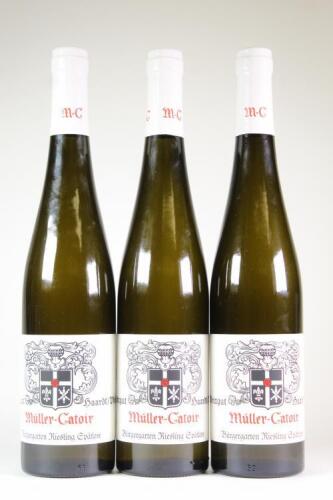 (3) 2017 Muller-Catoir Burgergarten Riesling Spatlese, Pfalz