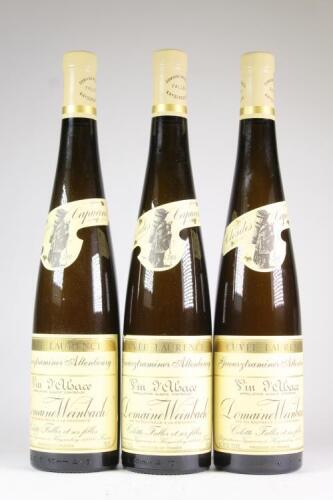 (3) 2001 Domaine Weinbach Cuvee Laurence Altenbourg Gewurztraminer
