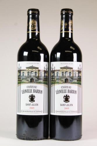 (2) 2005 Chateau Leoville Barton, St Julien 2eme Cru Classe