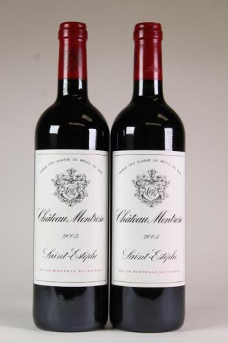 (2) 2005 Chateau Montrose, St Estephe 2eme Cru Classe