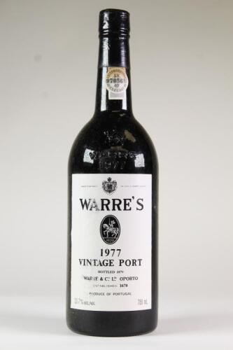 (1) 1977 Warre's Vintage, Oporto