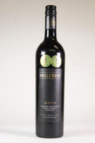 (1) 2013 Mills Reef Elspeth Cabernet Sauvignon, Gimblett Gravels