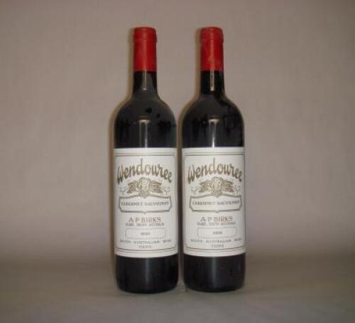 (2) 2000 Wendouree Cabernet Sauvignon, Clare SA