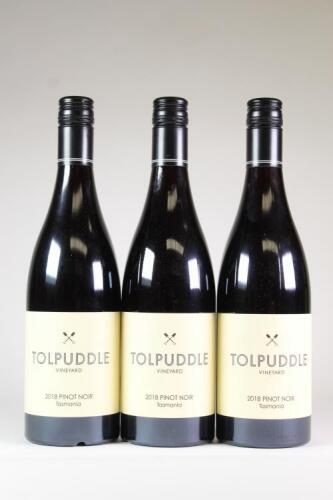 (3) 2018 Tolpuddle Pinot Noir, Coal River TAS*