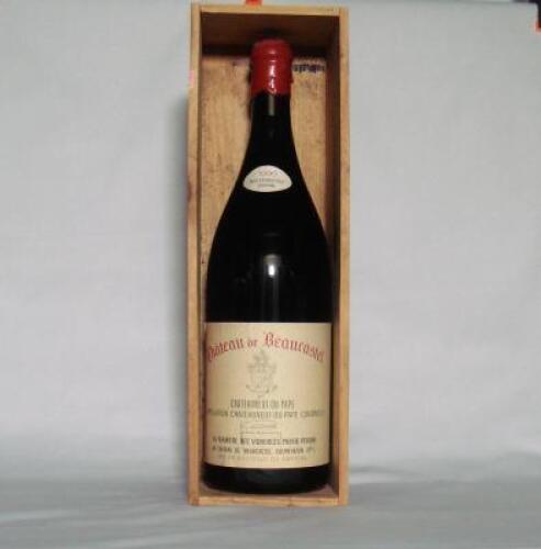 (1) 1990 Chateau de Beaucastel Chateauneuf du Papes, Rhone 3000ml