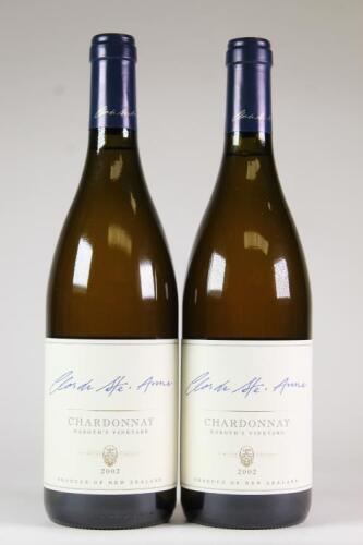 (2) 2002 Millton Clos Sainte Anne Chardonnay, Gisborne