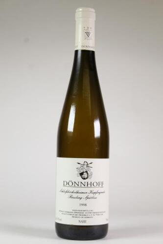 (1) 1998 Donnhoff Schlossbockelheimer Kupfergrube Riesling Spatlese, Nahe
