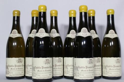 (1) 2009-16 vertical Domaine Raveneau Montee de Tonnerre 1er Cru, Chablis