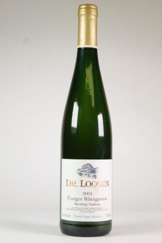 (1) 2001 Dr Loosen Urziger Wurzgarten Riesling Auslese Goldkapsel, Mosel Saar Ruwer