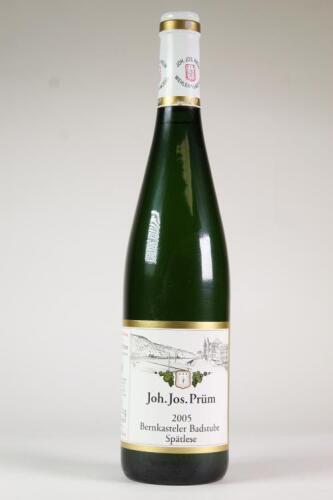 (1) 2005 Joh. Jos. Prum Bernkasteler Badstube Riesling Spatlese, Mosel Saar Ruwer