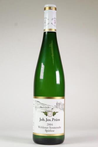 (1) 2004 Joh. Jos. Prum Wehlener Sonnenuhr Riesling Spatlese, Mosel Saar Ruwer