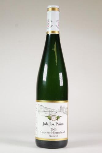 (1) 2005 Joh. Jos. Prum Graacher Himmelreich Riesling Auslese, Mosel Saar Ruwer
