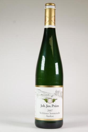 (1) 2007 Joh. Jos. Prum Wehlener Sonnenuhr Riesling Auslese Goldkapsel, Mosel Saar Ruwer