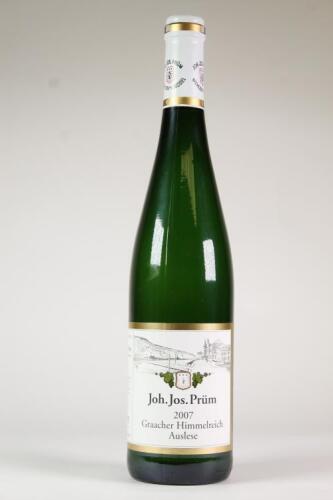 (1) 2007 Joh. Jos. Prum Graacher Himmelreich Riesling Auslese, Mosel Saar Ruwer