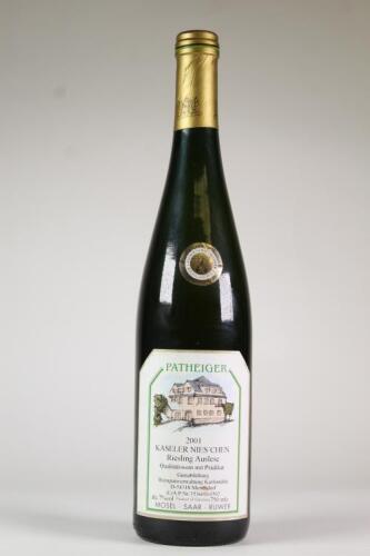 (1) 2001 Patheiger Kaseler Nies'Chen Riesling Auslese, Mosel Saar Ruwer