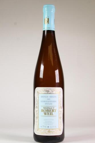 (1) 2001 Weingut Robert Weil Kiedrich Grafenberg Riesling Spatlese, Rheingau
