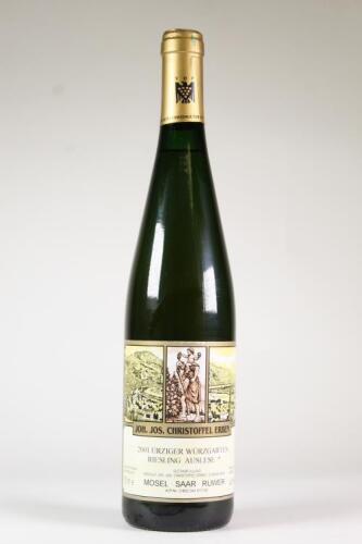 (1) 2001 Joh. Jos Christoffel Erben Urziger Wurzgarten Riesling Auslese 1 Star, Mosel Saar Ruwer