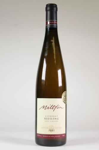 (1) 2002 Millton Opou Riesling, Gisborne