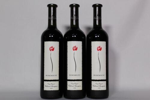 (3) 1996 Rosemount Cabernet Sauvignon, Orange NSW
