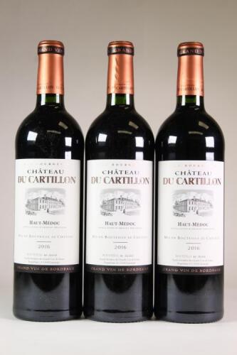 (3) 2016 Chateau du Cartillon, Haut Medoc
