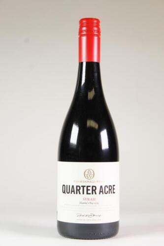 (1) 2015 Rod McDonald Quarter Acre Syrah, Hawkes Bay