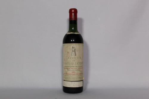 (1) 1962 Chateau Latour, Pauillac