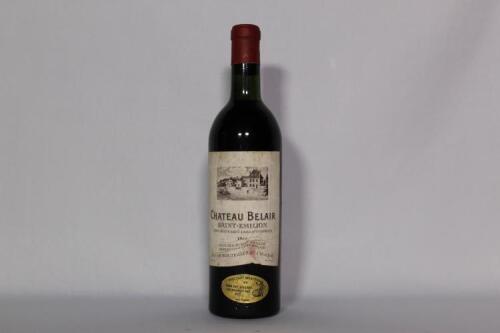 (1) 1961 Chateau Bel-Air, St Emilion