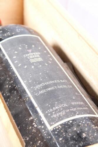 (1) 1998 Coopers Creek Reserve Cabernet Sauvignon/Merlot 6 litre, Hawkes Bay*&nbsp;