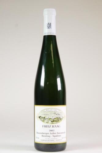 (1) 2002 Fritz Haag Brauneberger Juffer-Sonnenuhr Riesling Spatlese, Mosel Saar Ruwer