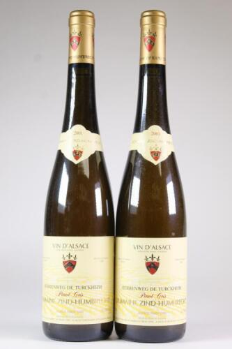 (2) 2001 Domaine Zind Humbrecht Herrenweg de Turckheim Pinot Gris