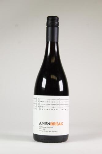 (1) 2017 Amen Break Zebra Vineyard Pinot Noir, Central Otago*&nbsp;