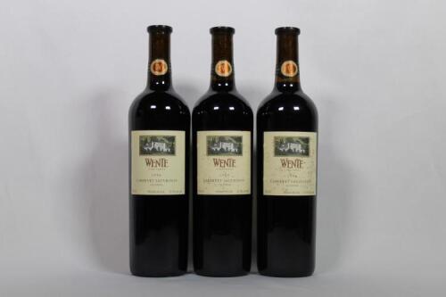 (3) 1996 Wente Cabernet Sauvignon, Central Coast USA