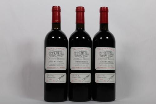 (3) 2002 Chateau Brisson, Cotes de Castillon