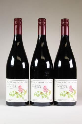 (3) 2007 Earth Smoke Pinot Noir, Waikari
